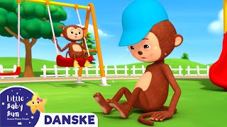 Fem abeunger  Little Baby Bum Dansk  Børnesange og tegnefilm  Moonbug Børn Dansk [upl. by Hammer730]