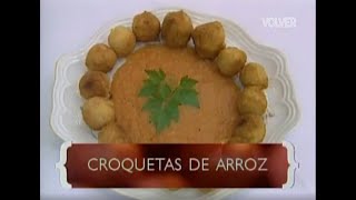 Croquetas de Arroz 🍚 Karlos Arguiñano en tu Cocina 🥚 1999 🇦🇷 [upl. by Cosme]