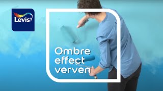 Het ombre effect op een muur verven  Levis Lets Colour [upl. by Ummersen]