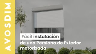 Instalación de una Persiana de Exterior motorizada  Renovación [upl. by Alitha]