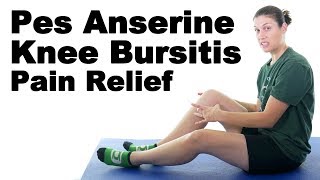 Pes Anserine Knee Bursitis Stretches amp Exercises  Ask Doctor Jo [upl. by Weintrob690]