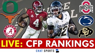 College Football Playoff Top 25 Rankings 2024 LIVE [upl. by Acilgna]