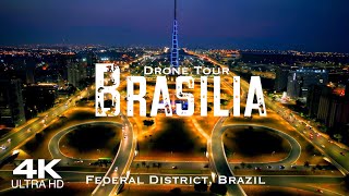 Brasília 2024 🇧🇷 Drone Aerial 4K Brasilia  Brazil Brasil [upl. by Ahsemat987]