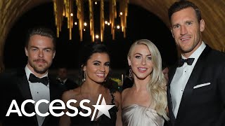 Julianne Hough amp Ex Brooks Laich Reunite At Derek Houghs Wedding [upl. by Phylys78]