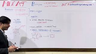 Benzene ReactionsHydrogenation halogenation ozonolysis and OxidationLec 26day 25 Etea Mdcat [upl. by Glyn]