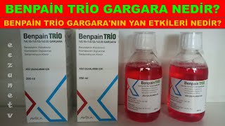 Benpain TRİO Gargara Nedir Benpain TRİO Gargaranın Yan Etkisi Nedir Benpain Trio Nasıl Kullanılır [upl. by Phaih928]