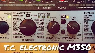 TC Electronic M350 All Effects  Drums Vocals amp Guitar [upl. by Allicirp]