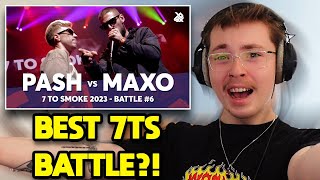 ZHALO Reacts  PASH vs MaxO  7 TO SMOKE [upl. by Corvin]