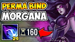 NOBODY CAN MOVE AGAINST PERMA BIND MORGANA Q EVERY 25 SECONDS  League of Legends [upl. by Israel]