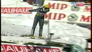 Matti Hautamaeki  2285 m  Planica 2003  WORLD RECORD [upl. by Htor229]