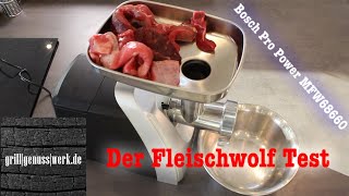 Bosch MFW 68660  Der Fleischwolf im Test Teil 2 [upl. by Bonney]