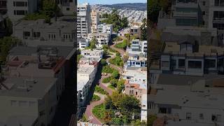 Visit the Crookedest Street in the World in San Francisco shorts [upl. by Neersin7]