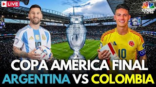 🔴Argentina vs Colombia LIVE Score  2024 Copa America FINAL LIVE  Messi VS James Rodriguez  N18G [upl. by Allys]