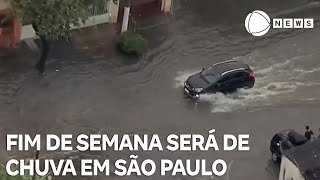 Fim de semana será de chuva na região metropolitana de São Paulo [upl. by Adiel]