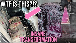 Deep Cleaning The NASTIEST REPO Car Ever  Insanely Satisfying Car Detailing Transformation How To [upl. by Napra]