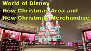 World of Disney  New Christmas Area amp New Christmas Merchandise  Disney Springs [upl. by Aksel]