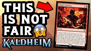 😈 TIBALTS TRICKERY COMBO is NOT FAIR Ban This 【 MTG Modern Kaldheim 】 [upl. by Ahilam]