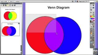 ActivInspire Create Venn Diagram [upl. by Schechinger]