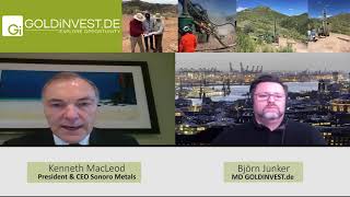 GOLDINVESTInterview Sonoro Metals [upl. by Nicki]