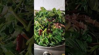 चौलाई साग की रेसिपी chaulai saag recipe youtubeshorts viral [upl. by Enileve]