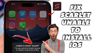 Scarlet Unable to Install  Fix Blacklist App Unable to Verify on iOS [upl. by Hasila]