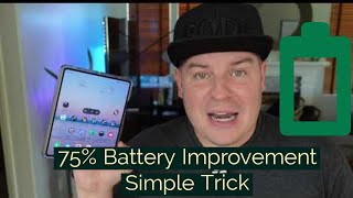 Galaxy Z Fold 3 Improved Battery Life 75 with This One Simple Setting [upl. by Lleze]