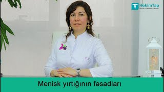 Menisk yırtığının fəsadları [upl. by Nivej]