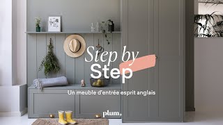 Step by Step  Créer un meuble d’entrée esprit anglais [upl. by Aliuqa]