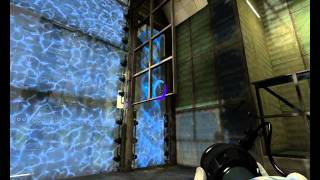 Portal 2 coop trick chapter 5 level 2 another way [upl. by Press]