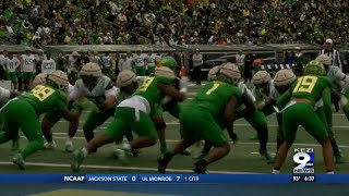 UO Ducks football team sees new depth [upl. by Nielsen]