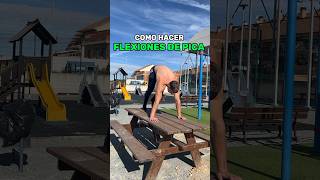 Como hacer flexiones de pica  TUTORIAL 💪 [upl. by Elyssa]