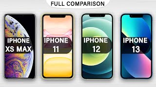 iPhone XS Max Vs iPhone 11 Vs iPhone 12 Vs iPhone 13 Full Review in 2024 [upl. by Faun]