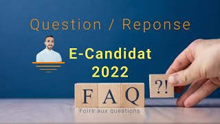 E candidat Questionreponse FAQ ecandidat etudeenfrance inscription [upl. by Thapa]