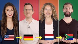 English vs German vs Dutch vs Afrikaans  West Germanic Language Comparison [upl. by Adnawad]