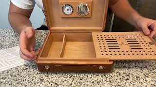 Review of the KEJIAR Cigar Humidor [upl. by Aridatha]