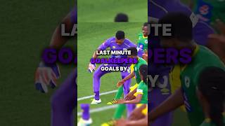 Goalkeeper last minute goals 🔥☠️ [upl. by Urana]