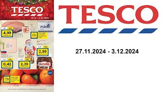 TESCO leták  27112024  3122024 [upl. by Nerra]