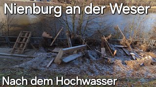 Nach dem Hochwasser  Nienburg Weser 19 Januar 2024 [upl. by Steen485]