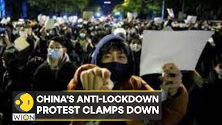 Antilockdown protest clamps down after major heat in China  World News  English News  WION [upl. by Aicilaanna]