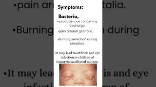 Gonorrhoeabacterialinfections gonorrheareproductivehealthbiologyclass12neetneet2025shorts [upl. by Ydnas]