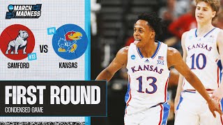 Kansas vs Samford  First Round NCAA tournament extended highlights [upl. by Yddeg906]