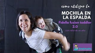 Mochila ergonómica a la espalda · Fidella fusión 20 [upl. by Atekal]