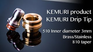 KEMURI 810  510 Drip tip by KEMURI product  Ms Vape [upl. by Shermy]