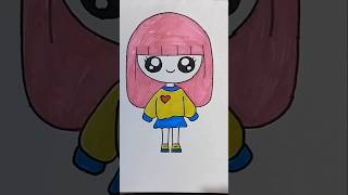 How To Draw A Barbie Girl shorts ytshorts barbie youtubeshorts trending drawing viralvideo [upl. by Airemat82]