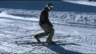 Freeheel Starters Lesson  Introduction to Telemark Skiing [upl. by Hurwit803]