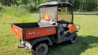 2009 Kubota RTV900W Diesel Side By Side [upl. by Nwahsar]