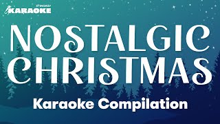 THE BEST NOSTALGIC CHRISTMAS SONGS❄️  KARAOKE WITH LYRICS [upl. by Koralle]