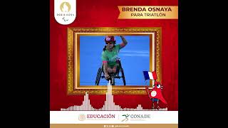 Brenda Osnaya  Para triatlón  Juegos Paralímpicos París 2024 [upl. by Ire249]