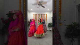 Our Navratri song 💃🏻  Vaagyo Re Dhol  Dance Cover by FlorenzaFusion  Garba dance  trending [upl. by Lynnett872]