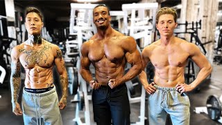 We Tried Power Lifting For The First Time Ft LARRY WHEELS [upl. by Groeg]